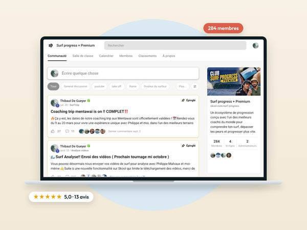 Le fil de la communauté du Club Surf Progress+