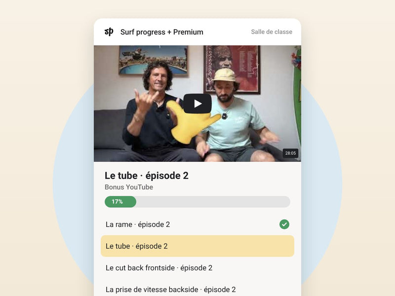 L'épisode 2 sur le tube, réservé aux membres du Club