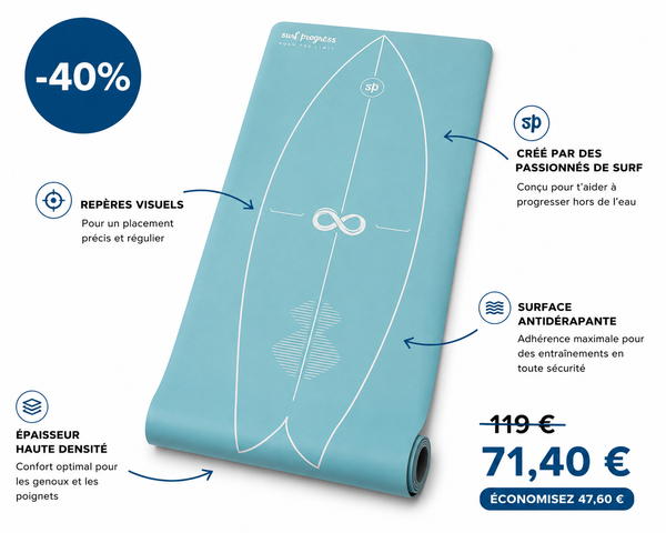 Tapis de training Surf Progress - offre fête des pères -40%